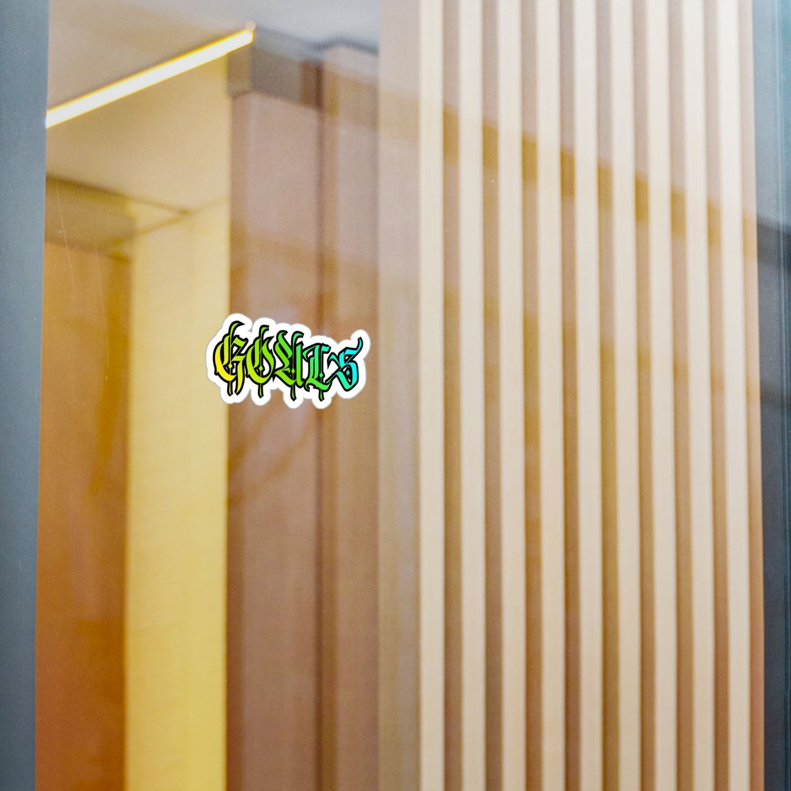 Graffiti-Style "Gorillas" Kiss-Cut Vinyl Decal — Colorful Drip Sticker for Laptops, Water Bottles & Windows - Image 6