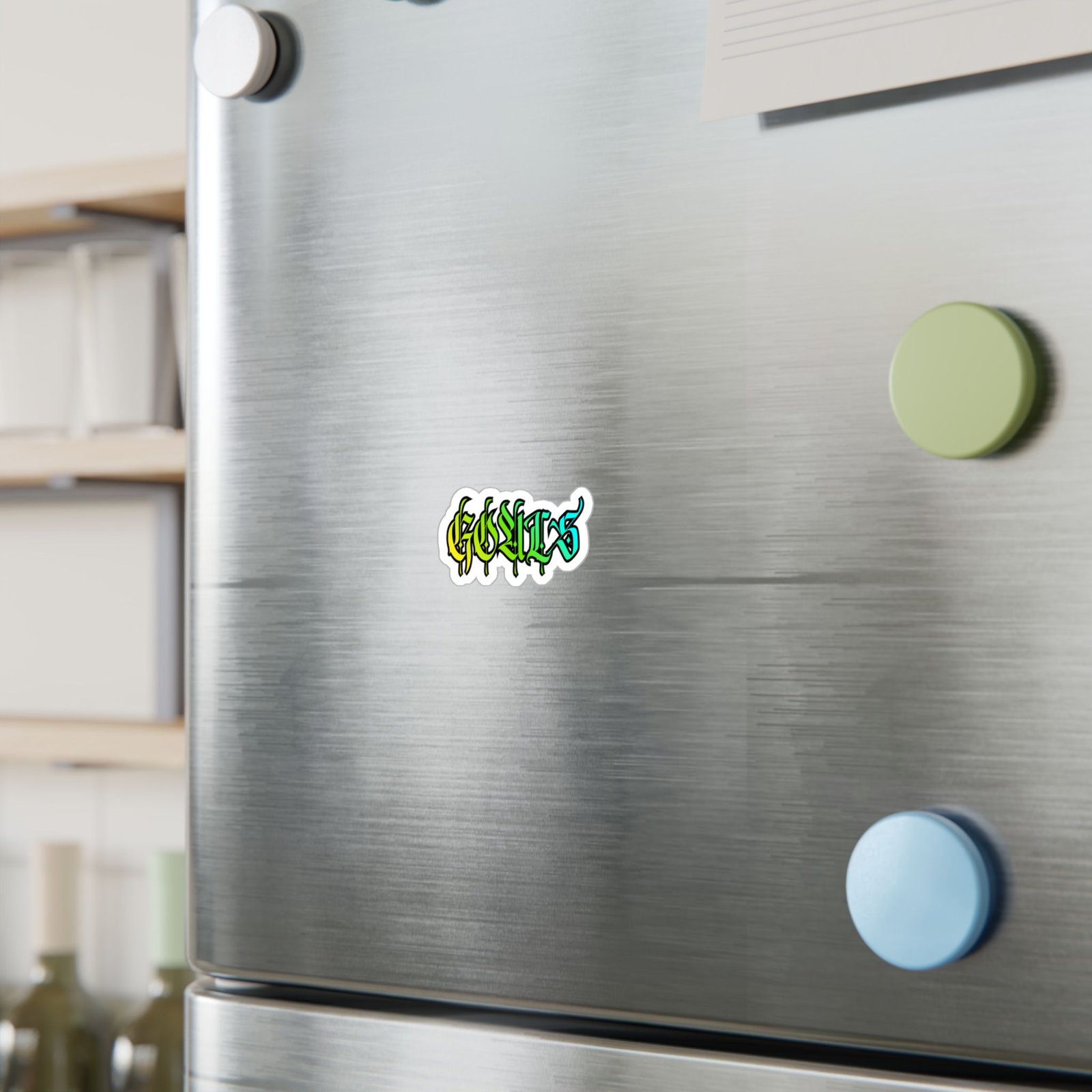 Graffiti-Style "Gorillas" Kiss-Cut Vinyl Decal — Colorful Drip Sticker for Laptops, Water Bottles & Windows - Image 3