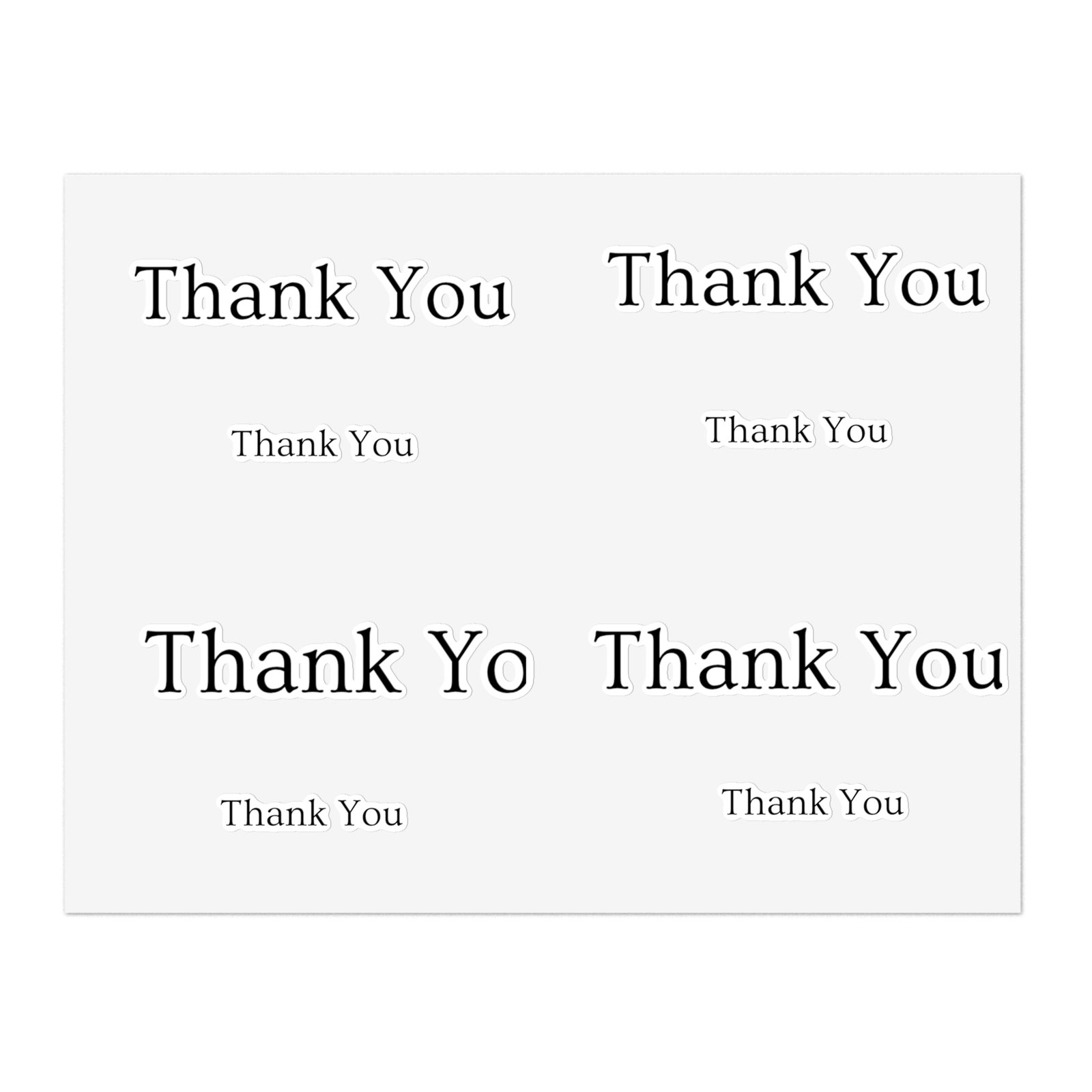 Thank You Sticker Sheet Bundle — 10 Colorful 'Thank You' Labels for Packaging, Gifts & Small Businesses - Image 21