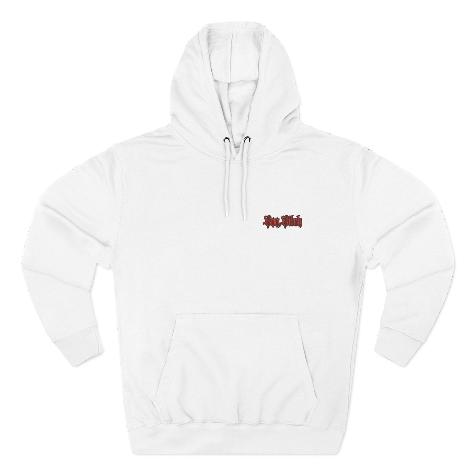 Cozy Minimalist Fleece Hoodie – Small Chest Script Logo