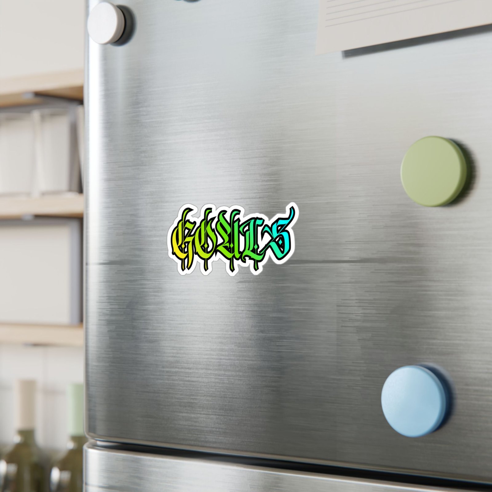 Graffiti-Style "Gorillas" Kiss-Cut Vinyl Decal — Colorful Drip Sticker for Laptops, Water Bottles & Windows - Image 11