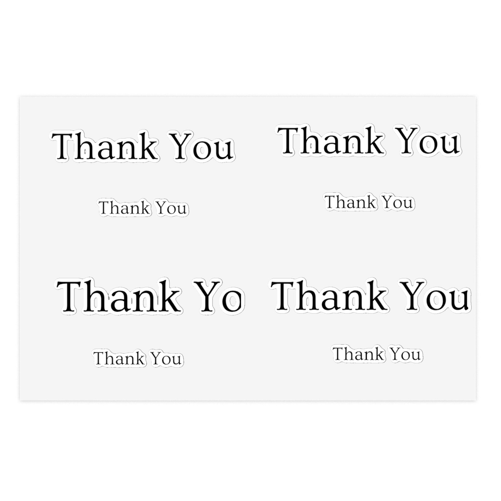 Thank You Sticker Sheet Bundle — 10 Colorful 'Thank You' Labels for Packaging, Gifts & Small Businesses - Image 9