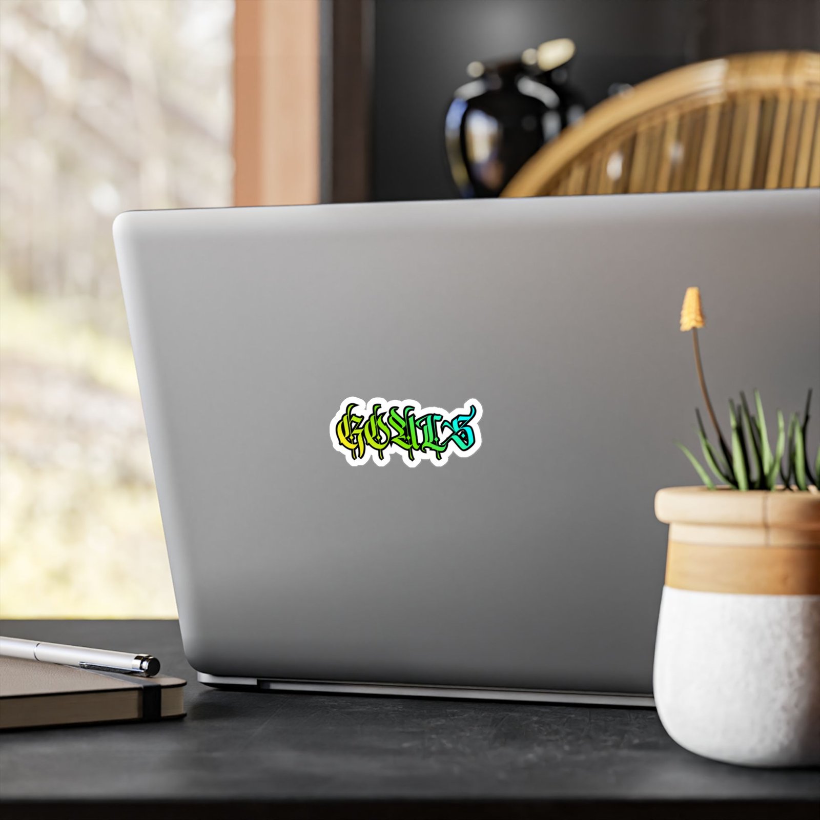 Graffiti-Style "Gorillas" Kiss-Cut Vinyl Decal — Colorful Drip Sticker for Laptops, Water Bottles & Windows - Image 8