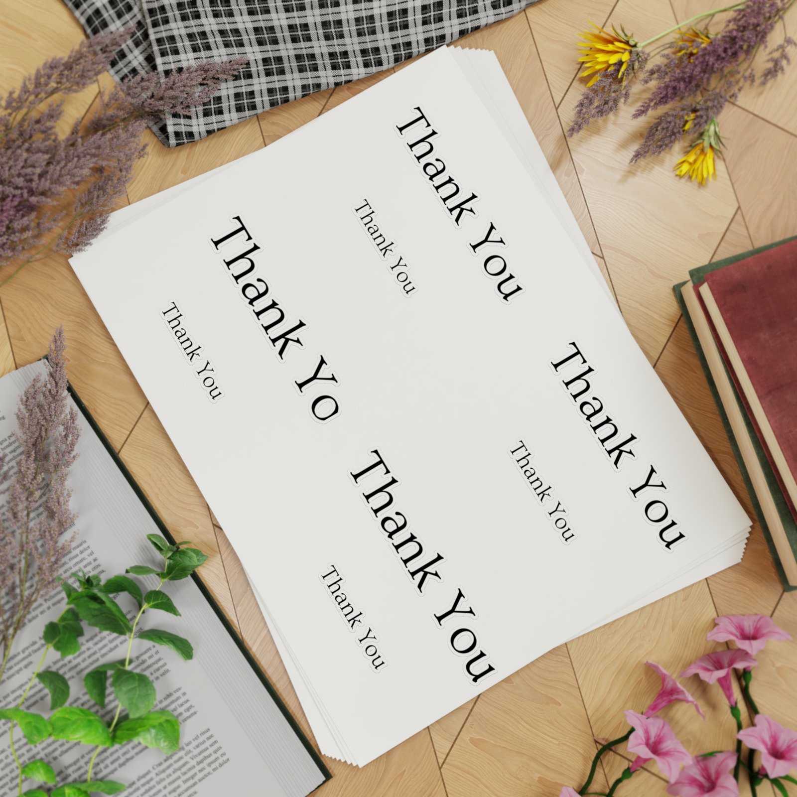 Thank You Sticker Sheet Bundle — 10 Colorful 'Thank You' Labels for Packaging, Gifts & Small Businesses - Image 20
