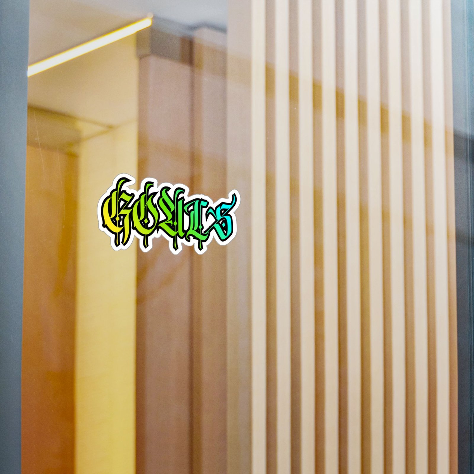 Graffiti-Style "Gorillas" Kiss-Cut Vinyl Decal — Colorful Drip Sticker for Laptops, Water Bottles & Windows - Image 10